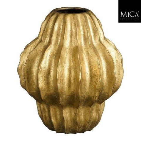 VASO CERAMICA ORO ALTEA  H28XD25 CM.